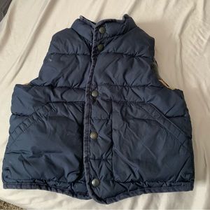 🔴 Unisex Blue Baby GAP Vest Jacket Kids Size 2T